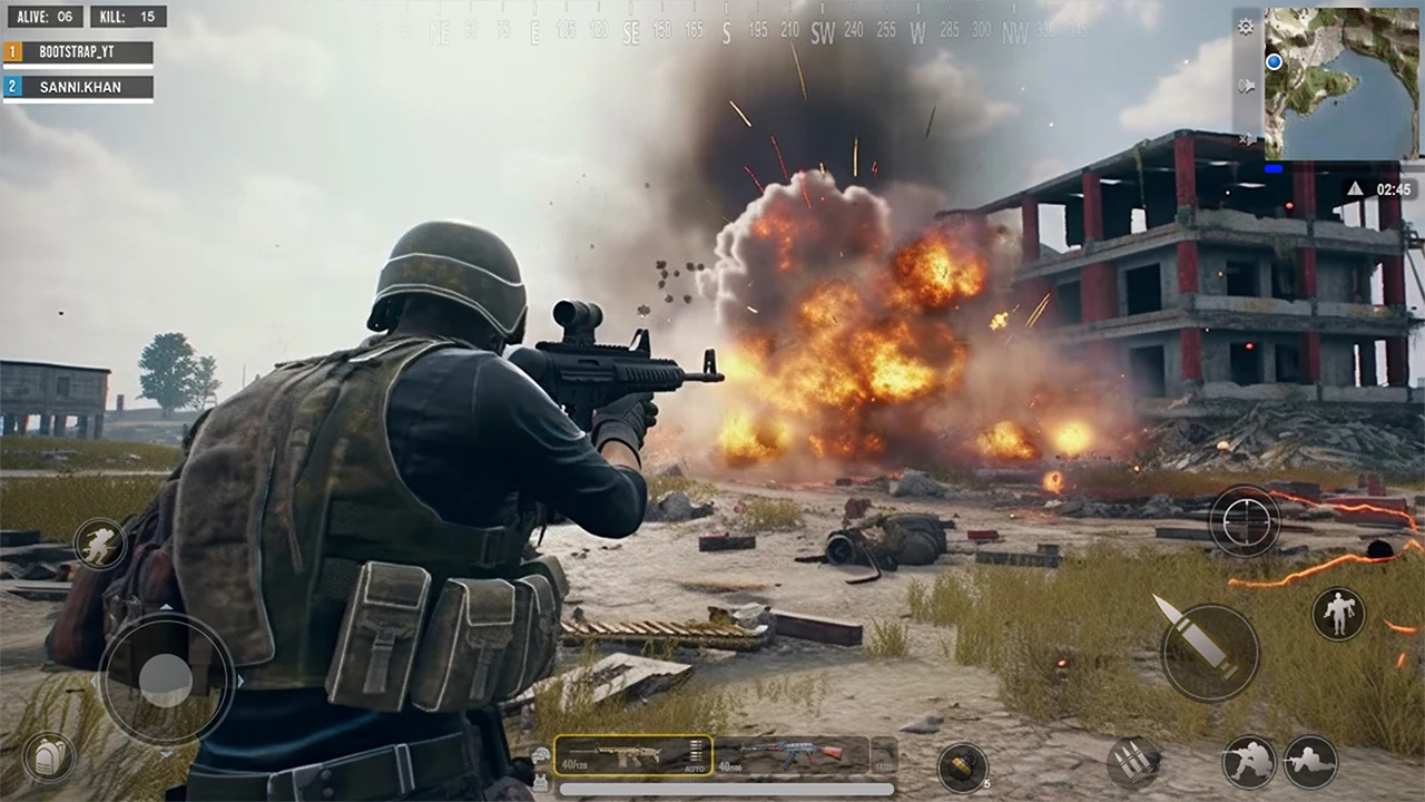 BattleStrike Commando Gun Game screenshot