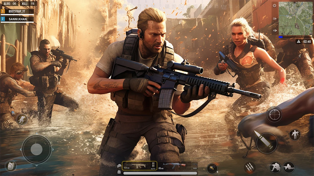 BattleStrike Commando Gun Game screenshot