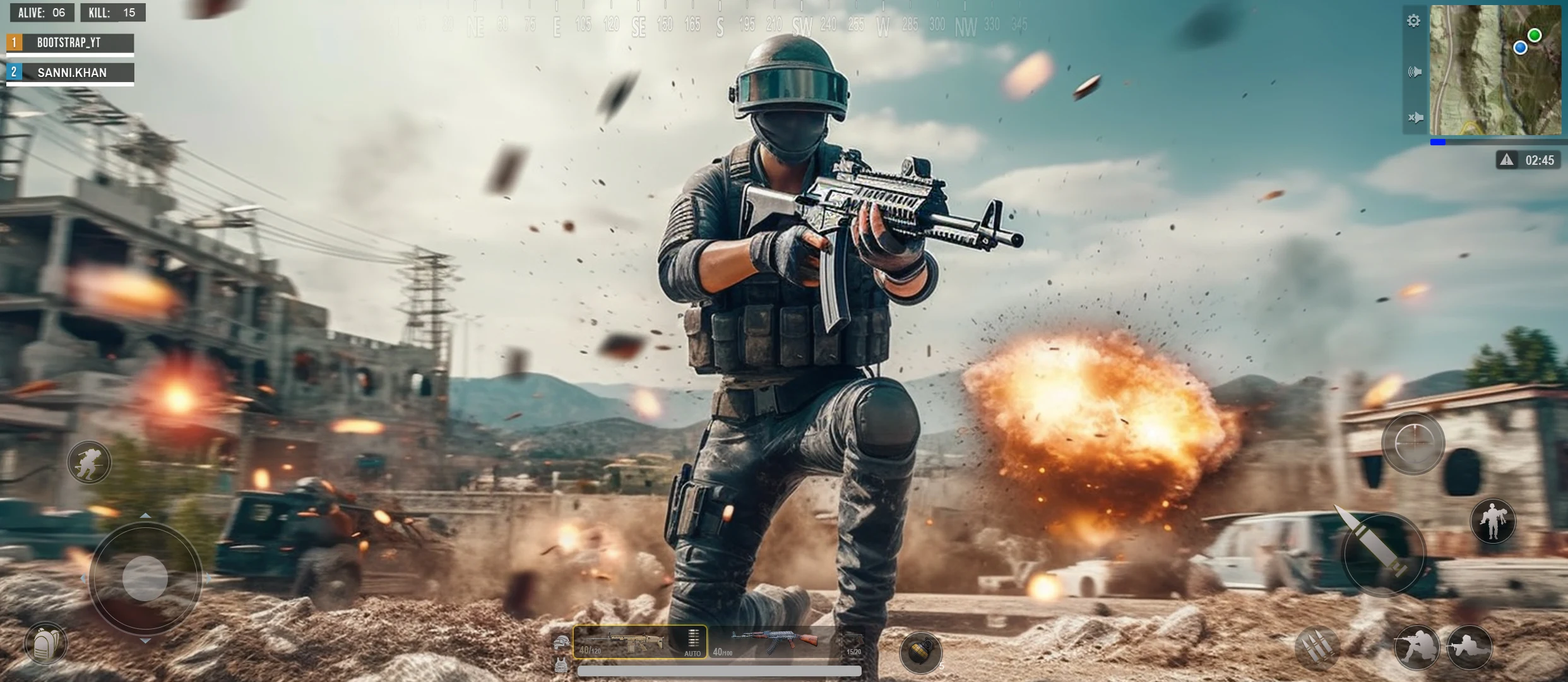 BattleStrike Commando Gun Game screenshot